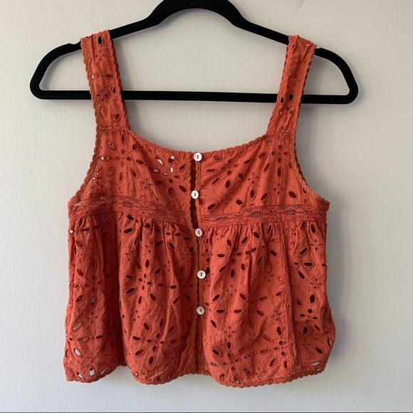 Aritzia Wilfred Leonore Blouse Moroccan Spice - Picture 5 of 6